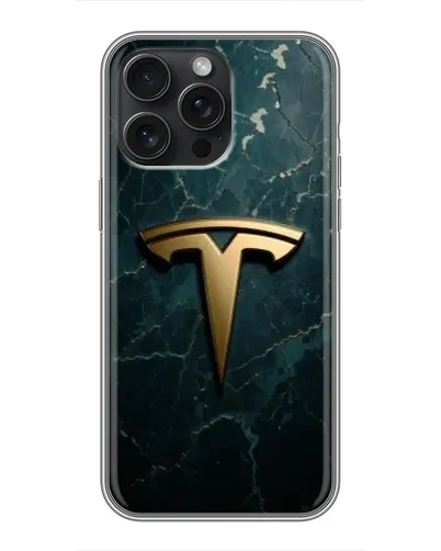 Чохол для iPhone 15 Pro Max з картинкою «Мармурова Tesla Gold» Чохол для iPhone 15 Pro Max з картинкою «Мармурова Tesla Gold»