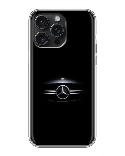 Чохол для iPhone 15 Pro Max з картинкою «Mercedes — абстрактні лінії»