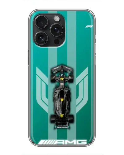 Чохол для iPhone 15 Pro Max з картинкою «Mercedes AMG Petronas»
