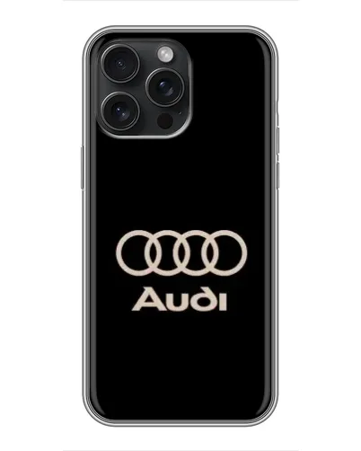 Чохол для iPhone 15 Pro Max з картинкою «Audi — золотий логотип» Чохол для iPhone 15 Pro Max з картинкою «Audi — золотий логотип»