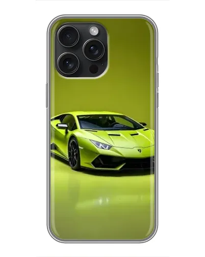 Чохол для iPhone 15 Pro Max з картинкою «Салатовий Lamborghini Huracan» Чохол для iPhone 15 Pro Max з картинкою «Салатовий Lamborghini Huracan»