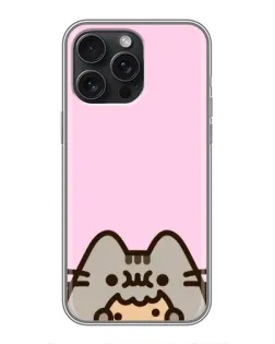 Чохол для iPhone 15 Pro Max з картинкою «Pusheen та печиво» Чохол для iPhone 15 Pro Max з картинкою «Pusheen та печиво»