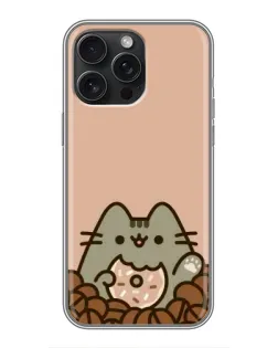 Чохол для iPhone 15 Pro Max з картинкою «Кавовий Пушин»