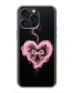 Чохол для iPhone 15 Pro Max з картинкою «Димчасте серце»