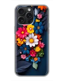 Чохол для iPhone 15 Pro Max з картинкою «Квіткова феєрія»