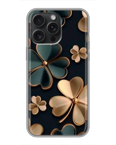 Чохол для iPhone 15 Pro Max з картинкою «Конюшина в золоті» Чохол для iPhone 15 Pro Max з картинкою «Конюшина в золоті»