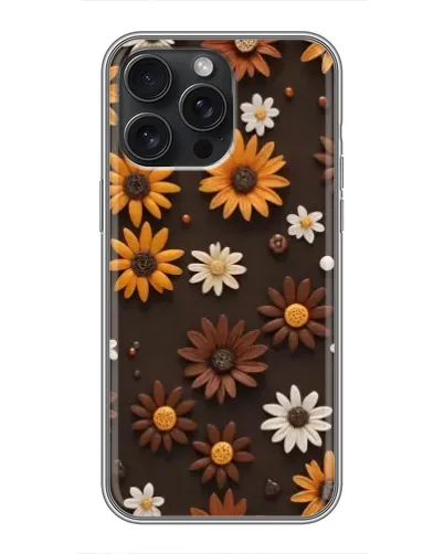 Чохол для iPhone 15 Pro Max з картинкою «Візерунок з маленьких соняшників» Чохол для iPhone 15 Pro Max з картинкою «Візерунок з маленьких соняшників»