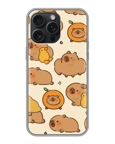Чохол для iPhone 15 Pro Max з картинкою «Капібари з апельсинами» Чохол для iPhone 15 Pro Max з картинкою «Капібари з апельсинами»