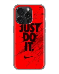 Чохол для iPhone 15 Pro з картинкою «Nike Just Do It»