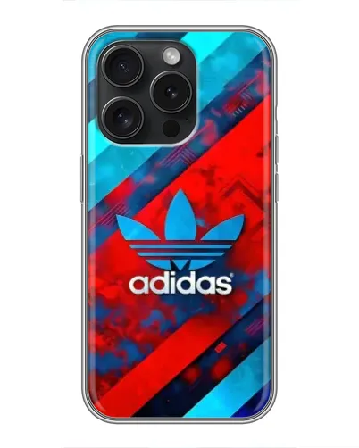 Чехол для iPhone 15 Pro с картинкой «Абстракция Adidas» Чехол для iPhone 15 Pro с картинкой «Абстракция Adidas»