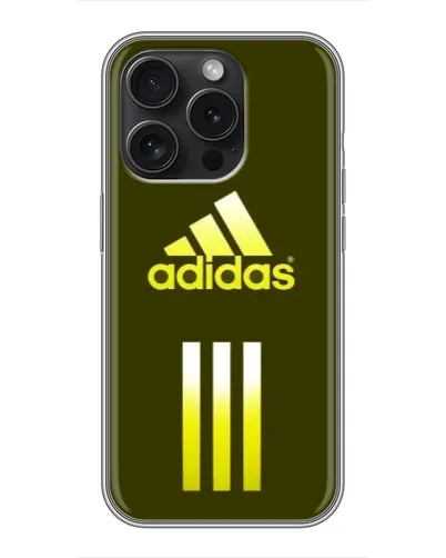 Чехол для iPhone 15 Pro с картинкой «Оливковый градиент Adidas» Чехол для iPhone 15 Pro с картинкой «Оливковый градиент Adidas»