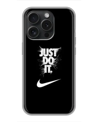 Чехол для iPhone 15 Pro с картинкой «Текстовый принт Nike» Чехол для iPhone 15 Pro с картинкой «Текстовый принт Nike»