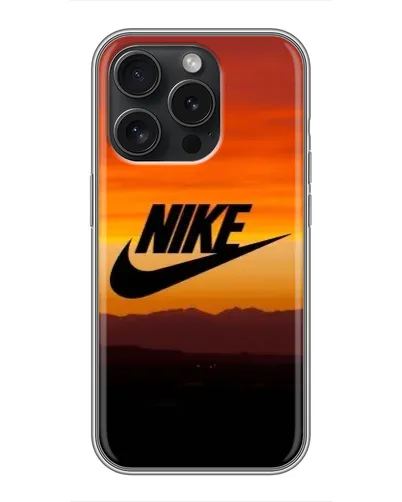 Чехол для iPhone 15 Pro с картинкой «Nike — вечерний горизонт» Чехол для iPhone 15 Pro с картинкой «Nike — вечерний горизонт»