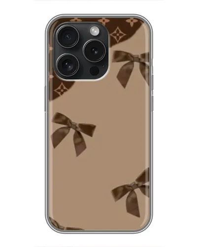 Чехол для iPhone 15 Pro с картинкой «LV — кофейный атлас» Чехол для iPhone 15 Pro с картинкой «LV — кофейный атлас»