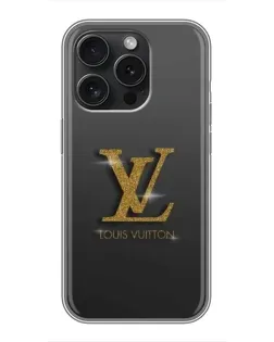 Чехол для iPhone 15 Pro с картинкой «Градиент Louis Vuitton»