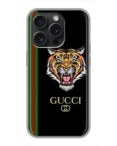 Чехол для iPhone 15 Pro с картинкой «Тигр Gucci» Чехол для iPhone 15 Pro с картинкой «Тигр Gucci»