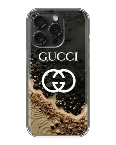 Чехол для iPhone 15 Pro с картинкой «Gucci — песчаные дюны» Чехол для iPhone 15 Pro с картинкой «Gucci — песчаные дюны»