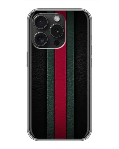 Чехол для iPhone 15 Pro с картинкой «Gucci — неоновая линия» Чехол для iPhone 15 Pro с картинкой «Gucci — неоновая линия»