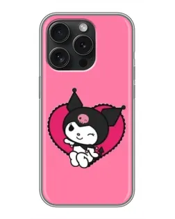 Чохол для iPhone 15 Pro з картинкою «Kuromi — любов у серці» Чохол для iPhone 15 Pro з картинкою «Kuromi — любов у серці»