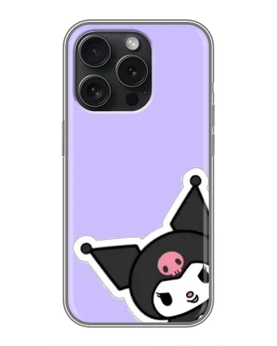 Чехол для iPhone 15 Pro с картинкой «Забавная Kuromi» Чехол для iPhone 15 Pro с картинкой «Забавная Kuromi»
