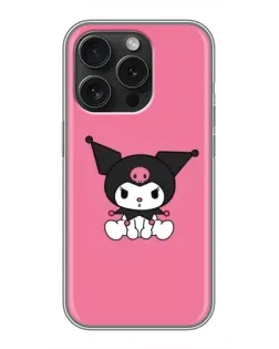 Чохол для iPhone 15 Pro з картинкою «Похмура Kuromi» Чохол для iPhone 15 Pro з картинкою «Похмура Kuromi»