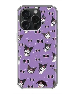 Чохол для iPhone 15 Pro з картинкою «Kuromi — патерн» Чохол для iPhone 15 Pro з картинкою «Kuromi — патерн»