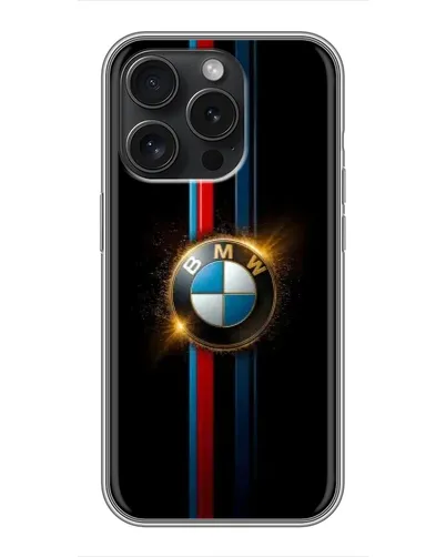 Чехол для iPhone 15 Pro с картинкой «BMW M-Power неон» Чехол для iPhone 15 Pro с картинкой «BMW M-Power неон»