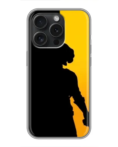 Чехол для iPhone 15 Pro с картинкой «Тень воина PUBG» Чехол для iPhone 15 Pro с картинкой «Тень воина PUBG»