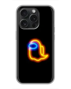 Чехол для iPhone 15 Pro с картинкой «Among Us неоновое сияние» Чехол для iPhone 15 Pro с картинкой «Among Us неоновое сияние»