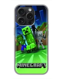 Чехол для iPhone 15 Pro с картинкой «Команда героев игры»