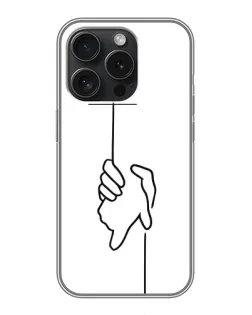 Чехол для iPhone 15 Pro с картинкой «Рука держит» Чехол для iPhone 15 Pro с картинкой «Рука держит»