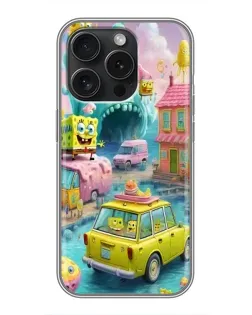 Чехол для iPhone 15 Pro с картинкой «Монстр-трак приключения»