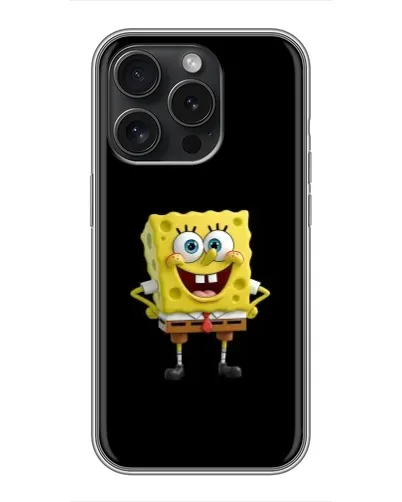Чехол для iPhone 15 Pro с картинкой «Классический Губка Боб» Чехол для iPhone 15 Pro с картинкой «Классический Губка Боб»