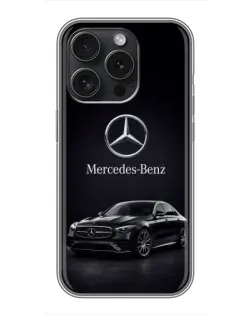 Чохол для iPhone 15 Pro з картинкою «Mercedes — решітка радіатора» Чохол для iPhone 15 Pro з картинкою «Mercedes — решітка радіатора»