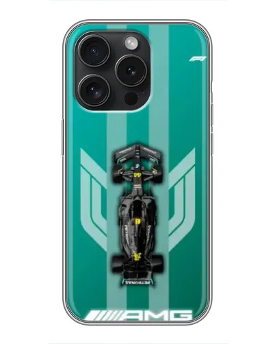Чехол для iPhone 15 Pro с картинкой «Mercedes AMG Petronas» Чехол для iPhone 15 Pro с картинкой «Mercedes AMG Petronas»