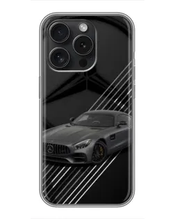 Чохол для iPhone 15 Pro з картинкою «Mercedes AMG — графіка» Чохол для iPhone 15 Pro з картинкою «Mercedes AMG — графіка»