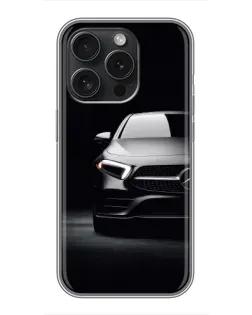 Чохол для iPhone 15 Pro з картинкою «Світло фар Mercedes» Чохол для iPhone 15 Pro з картинкою «Світло фар Mercedes»
