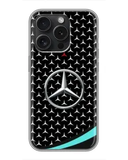 Чохол для iPhone 15 Pro з картинкою «Mercedes — бірюзовий акцент» Чохол для iPhone 15 Pro з картинкою «Mercedes — бірюзовий акцент»