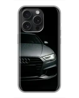Чохол для iPhone 15 Pro з картинкою «Audi — деталізація кузова»