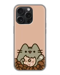Чохол для iPhone 15 Pro з картинкою «Кавовий Пушин»