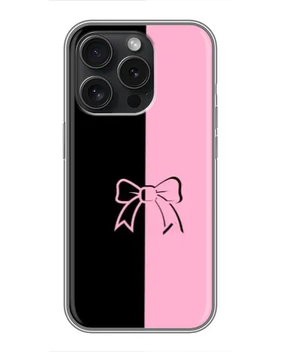 Чехол для iPhone 15 Pro с картинкой «Половинки банта» Чехол для iPhone 15 Pro с картинкой «Половинки банта»
