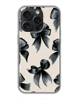 Чохол для iPhone 15 Pro з картинкою «Банти Coquette»