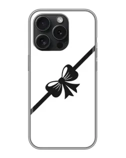 Чохол для iPhone 15 Pro з картинкою «Діагональний бант»