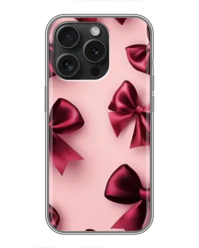 Чехол для iPhone 15 Pro с картинкой «Бордовый атлас» Чехол для iPhone 15 Pro с картинкой «Бордовый атлас»