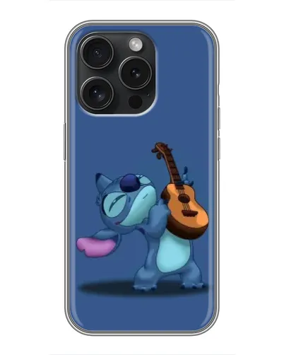 Чехол для iPhone 15 Pro с картинкой «Стич с укулеле» Чехол для iPhone 15 Pro с картинкой «Стич с укулеле»
