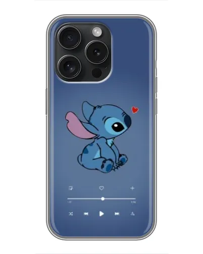 Чехол для iPhone 15 Pro с картинкой «Музыкальный Stitch» Чехол для iPhone 15 Pro с картинкой «Музыкальный Stitch»