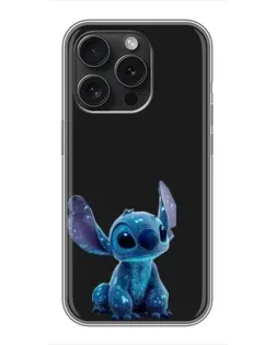 Чохол для iPhone 15 Pro з картинкою «Стіч на чорному»