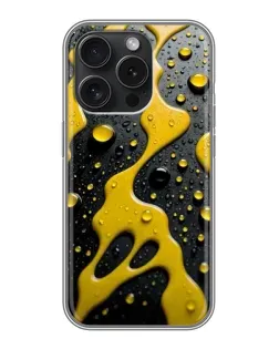 Чохол для iPhone 15 Pro з картинкою «Рідке жовте золото»