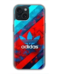 Чохол для iPhone 15 з картинкою «Абстракція Adidas»