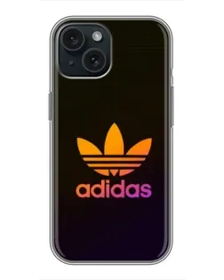 Чохол для iPhone 15 з картинкою «Градієнт Adidas»